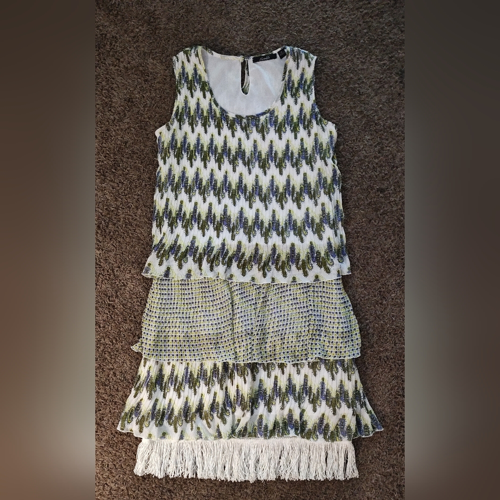 Essentials by Milano Ruffle Dress